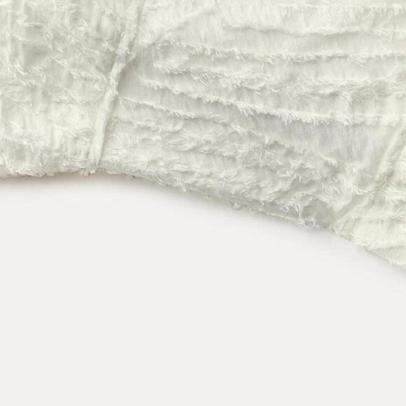 ZARA ZW COLLECTION FRAYED JACQUARD Dress Size S NEW WITH TAG! - Picture 11 of 11